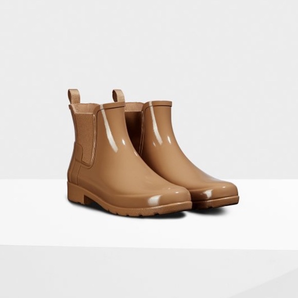 Hunter Shoes - Hunter Refined Slim Fit Gloss Chelsea Boots